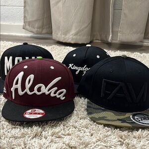 Hawai’i Snapback Hats- set of 4